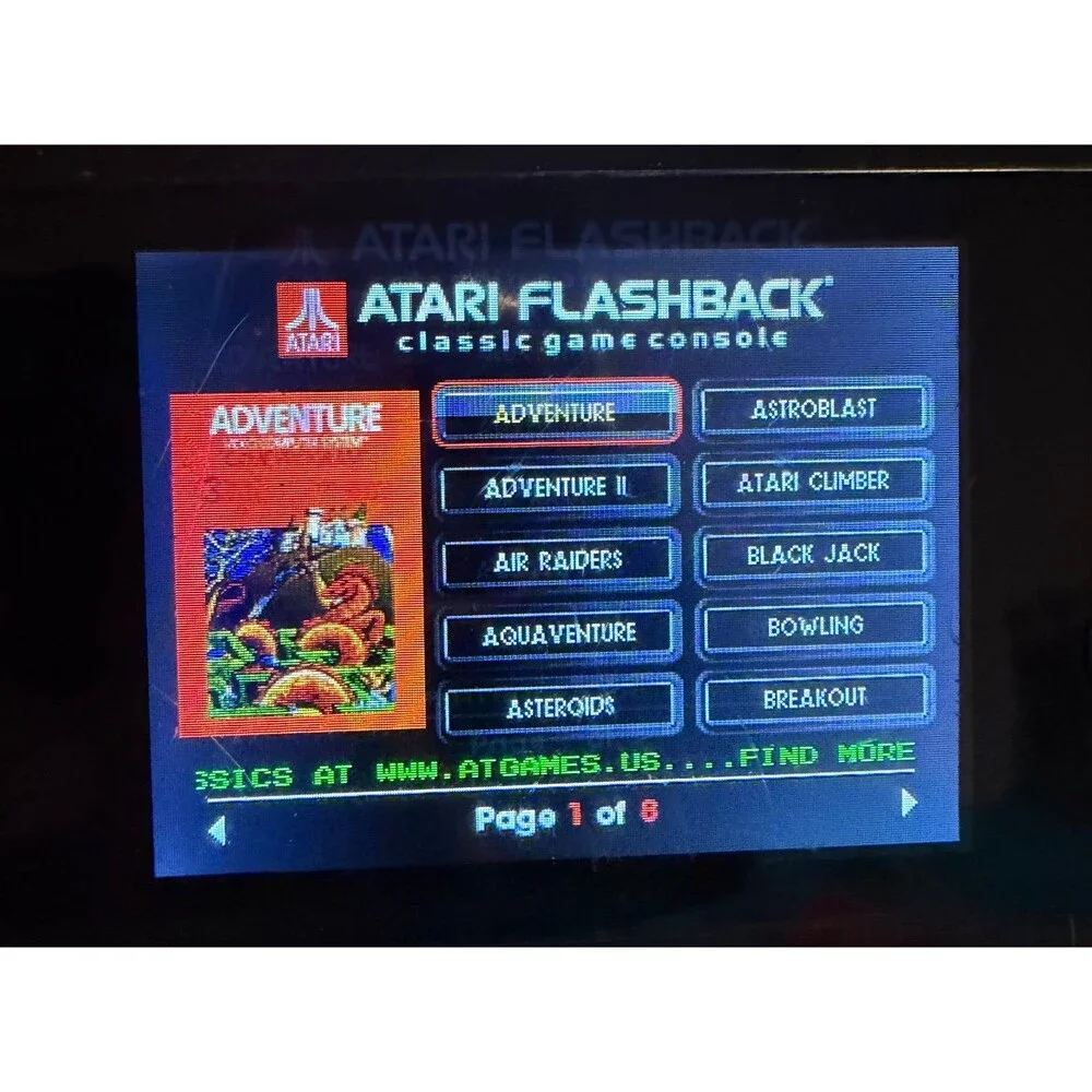 Atari Flashback Portable Handheld Console Tested Working No Charger